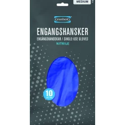 Engangshanske Nitril str XL pakke a 10 stk