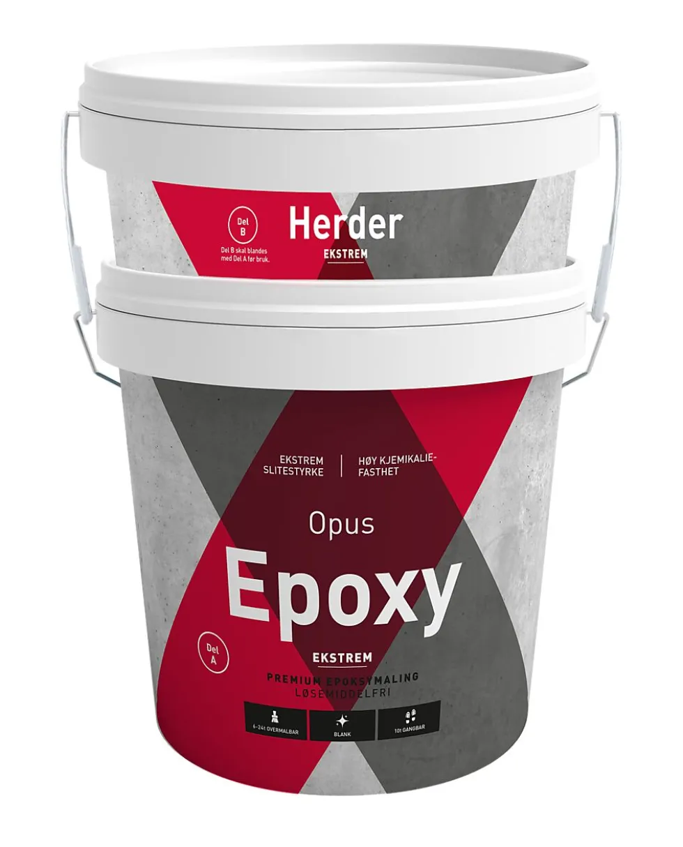Epoxy maling 5 kg grå