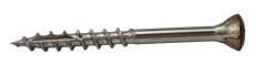 Fasadeskrue A4 T20 brun 4,5x48 mm 250 stk