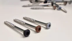Fasadeskrue A4 T20 sort 4,5x65 mm 200 stk
