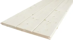 Faspanel utvendig 19x120 mm ubehandlet gran