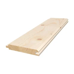 Faspanel utvendig 19x120 mm ubehandlet gran