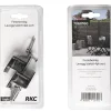 Festebeslag levegg/stakitt 4pk sort