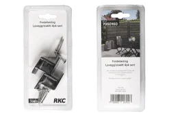 Festebeslag levegg/stakitt 4pk sort