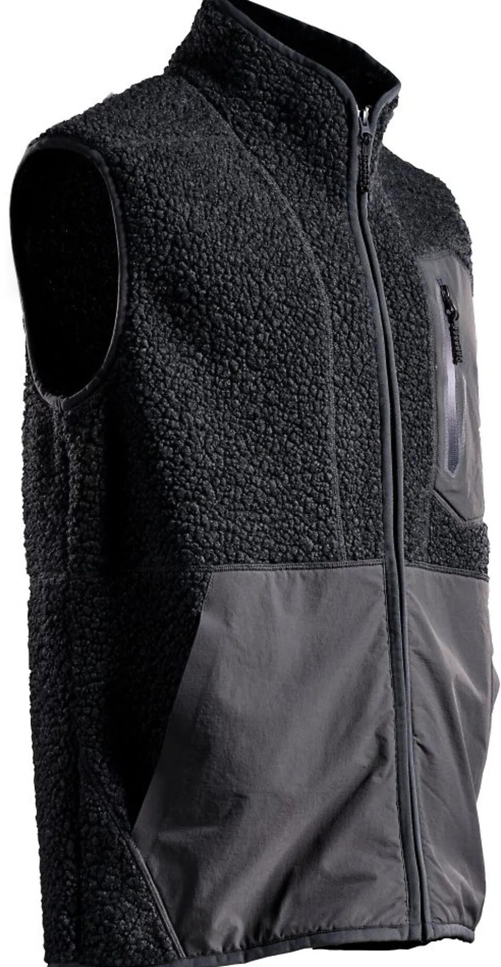 Fiberpelsvest 22465 svart 4XL