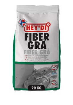 Fiberpuss dekor grå 20 kg
