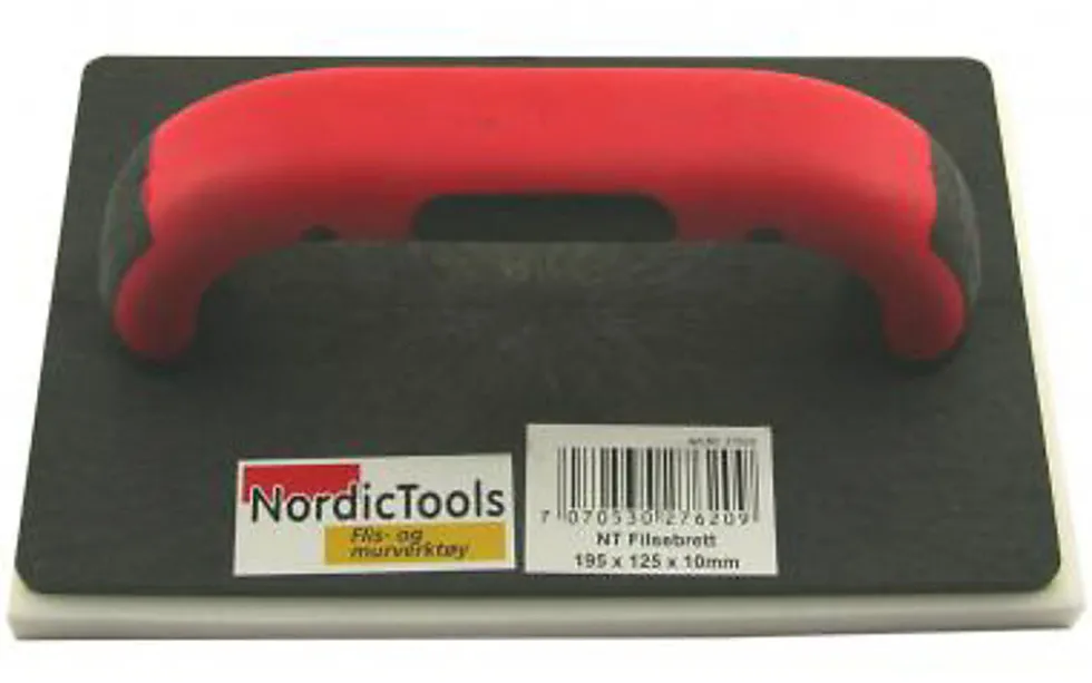 Filsebrett ergonomisk 195x125x10 mm
