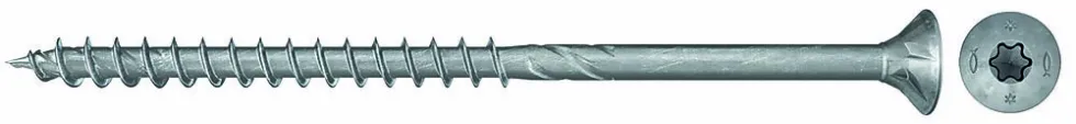 Fischer Power-Fast II treskrue delgjenget 6x120 mm TX30 100 stk