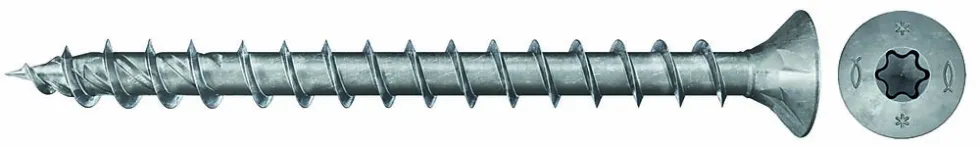 Fischer Power-Fast II treskrue helgjenget 4,5x25 mm TX20 200 stk