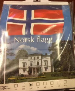 Flagg 250cm norsk vevd polyester