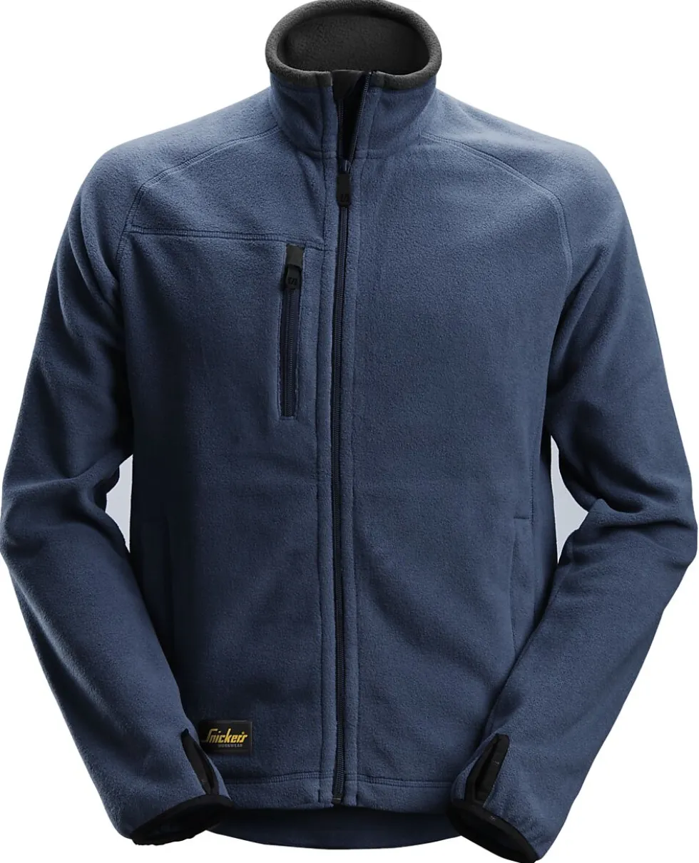 Fleecejakke 8022 mblå xl snickers workwear