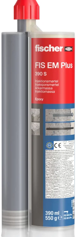 Forankringsmørtel fis em plus 390 S epoxy mørtel