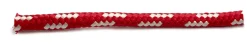 Fortøyningstau 8 mm rød/hvit 10 m