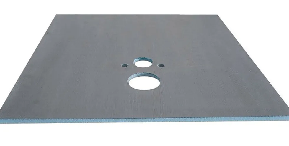 Frontplate toalett tb board 20x1200x1245mm