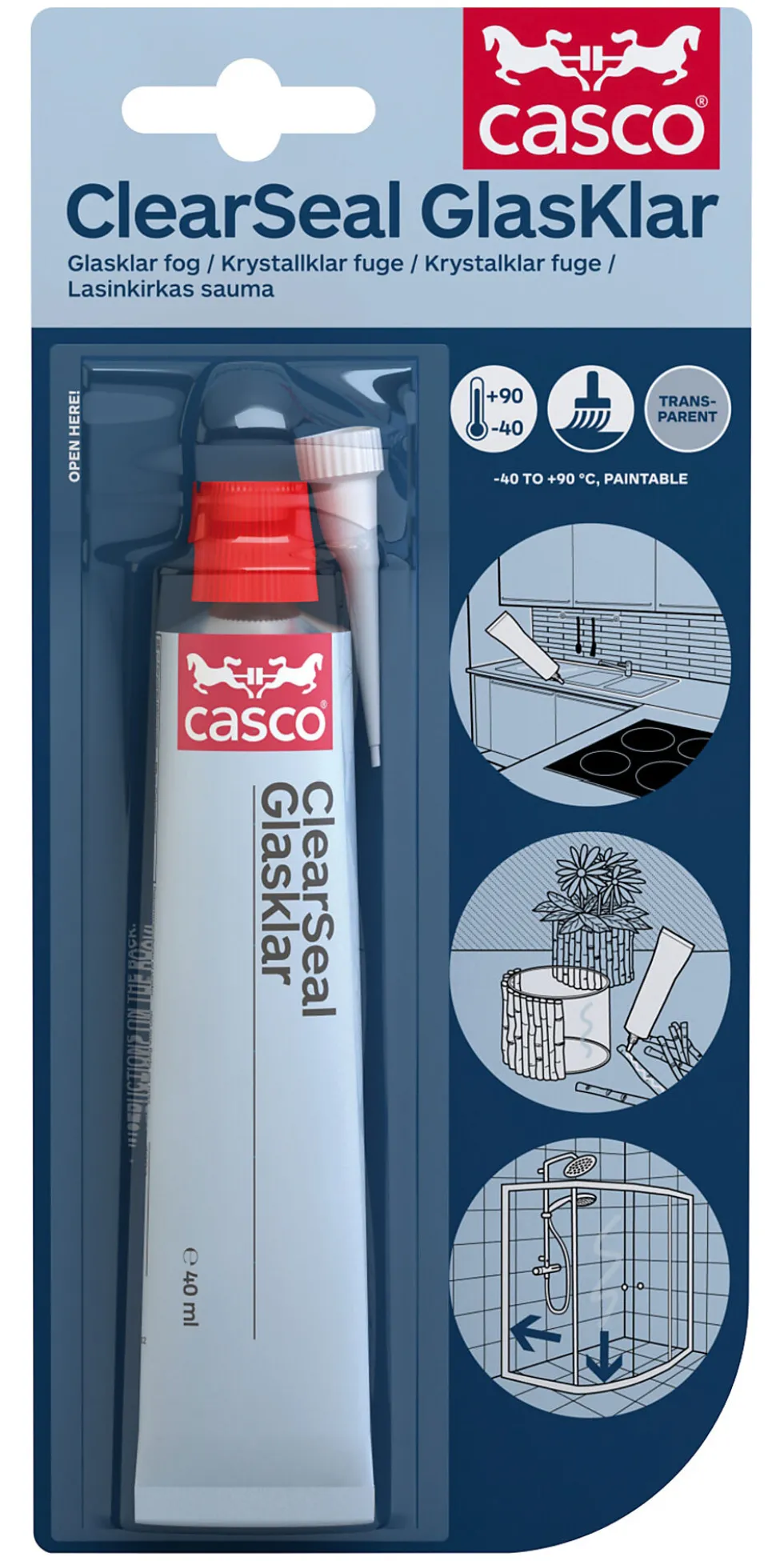 Fugemasse Clear Seal 40 ml
