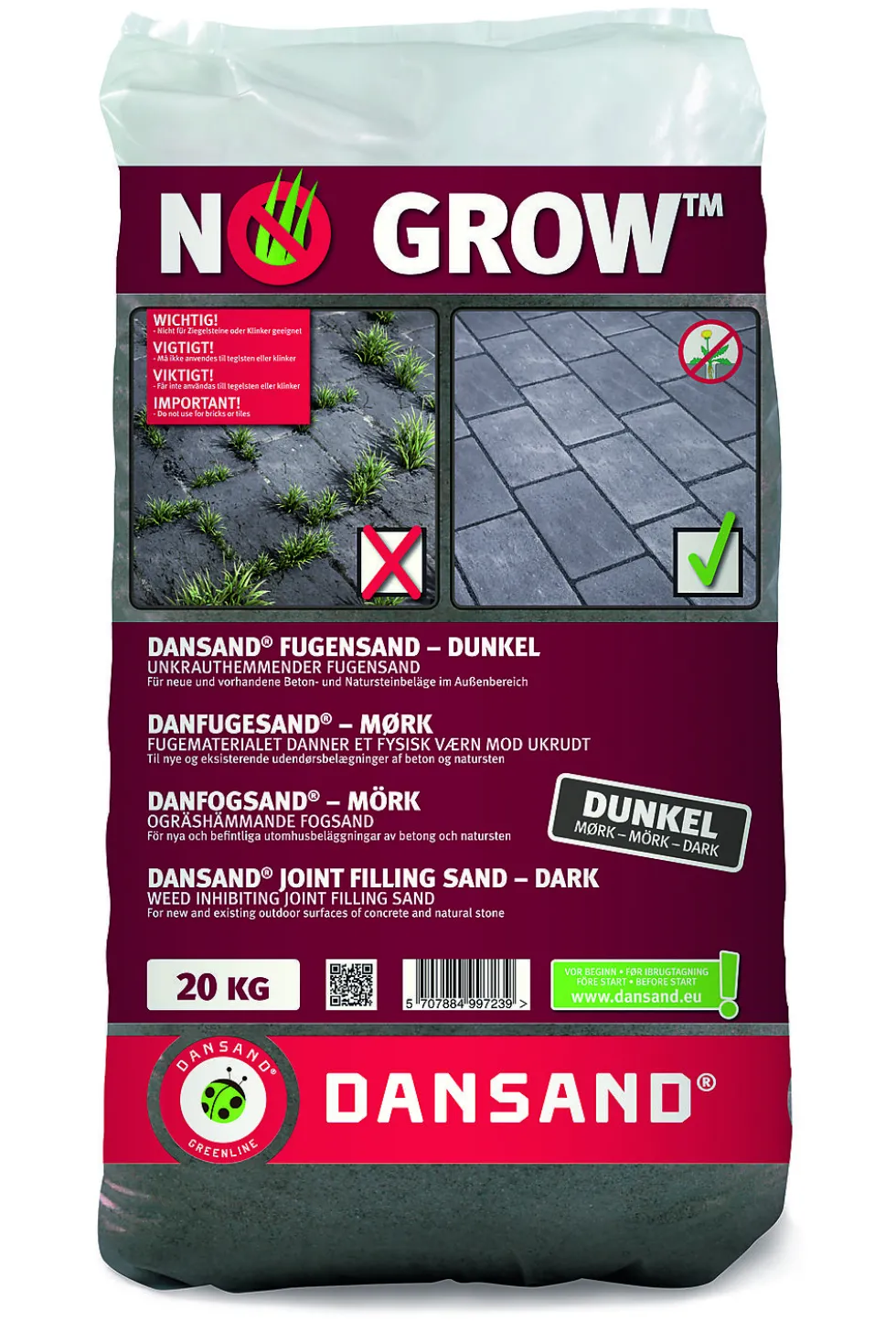 Fugesand NoGrow natur 20 kg