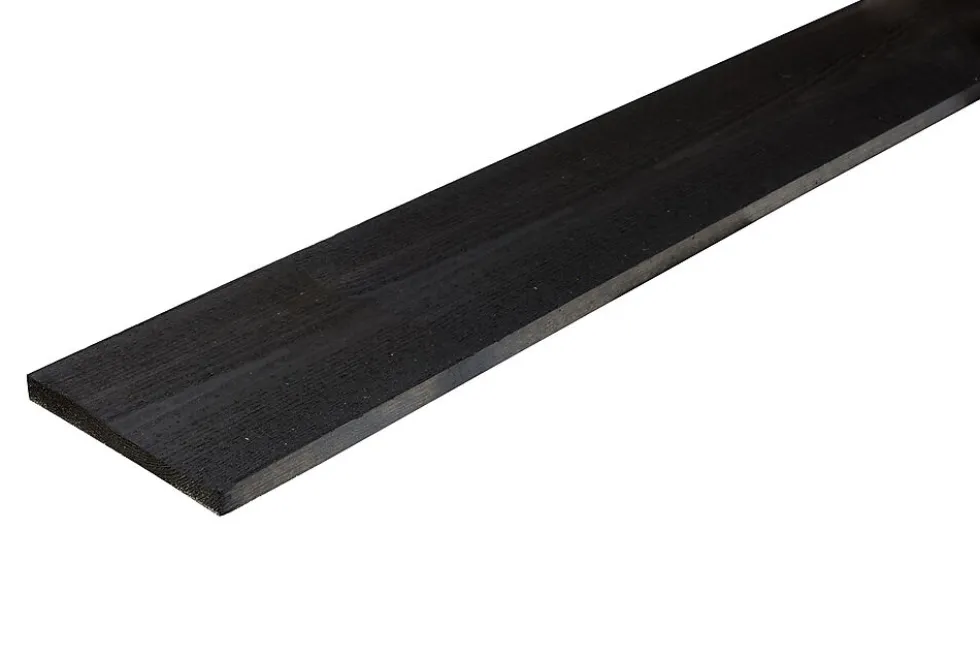 Furu 22x148 mm rektangulær kledning 2.0 black