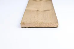 Furu 19x148 rektangulær kledning fal cuet grunnet hvit