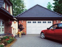 Garasjeport GTS 300x367 cm Granteck s.speil SL32 standard beslag
