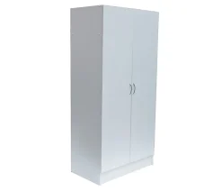 Garderobeskap hvit 100 cm (del 1 av 2)