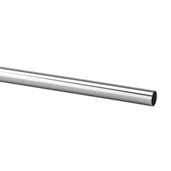 Garderobestang 25x25x1850 mm sølv