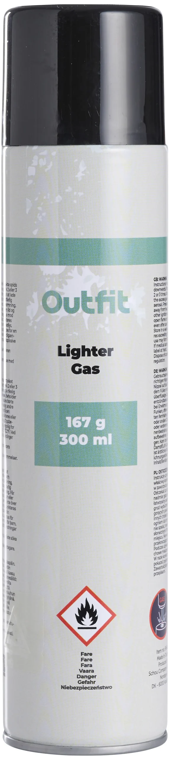 Gass for lighter 300ml outfit