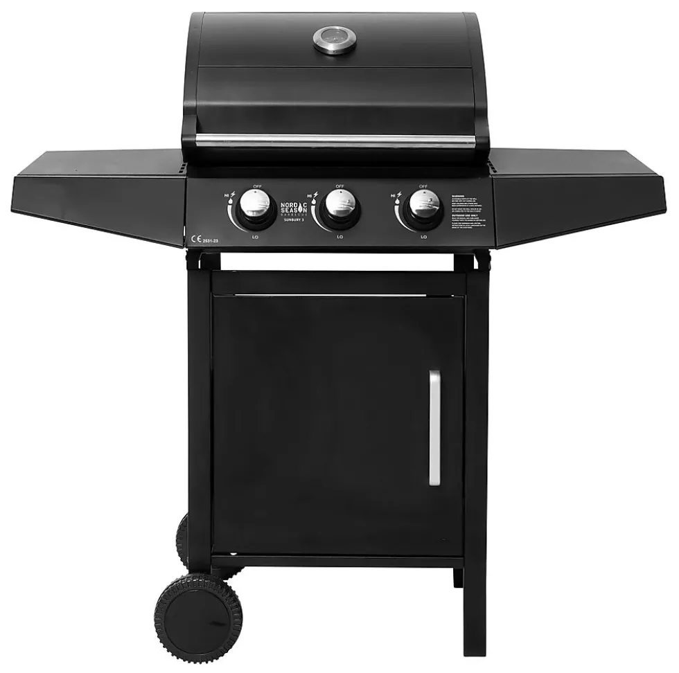 Gassgrill Sunbury 3 svart