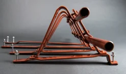 Gelenderrør 115 cm teglrød