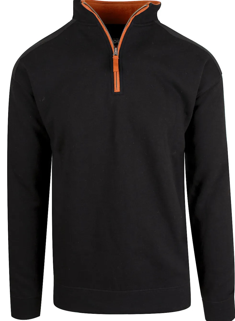Genser mzip 3931 svart/or 2xl valdez