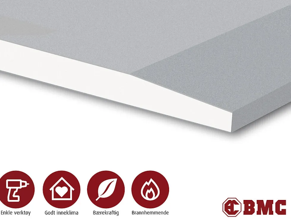 Gipsplate 12,5 mm standard 120x240 cm