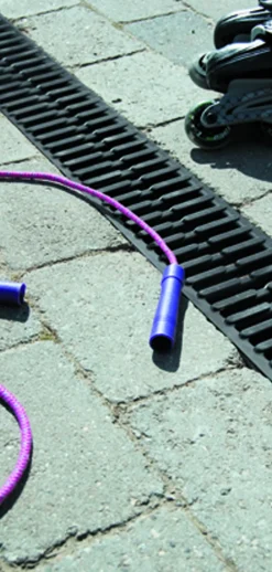 Gitterrist 1,0m galv stål aco euroline/hexaline