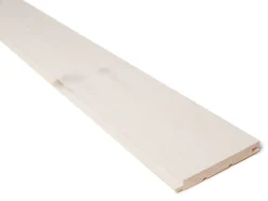 Glattpanel 14x120 mm natur hvitlasert furu