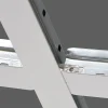 Glava luna tverrprofilt35 hvit 1200 l = 1200 mm