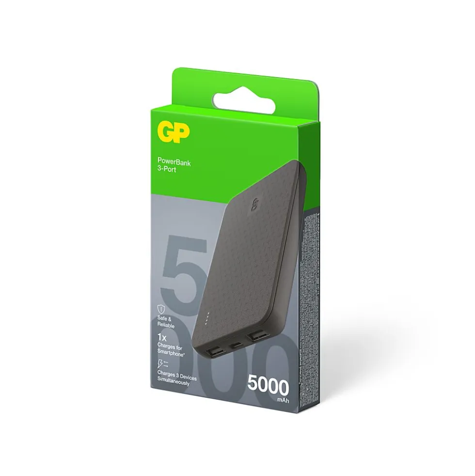 GP Powerbank Plus 5000mAh Black