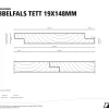 Gran 19x148 df tett mellomstr spesialfarge kledning grunning og mellomstrøk