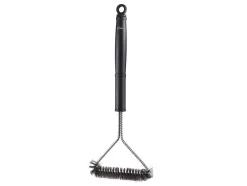 Grillbørste stål 43x16,5 cm