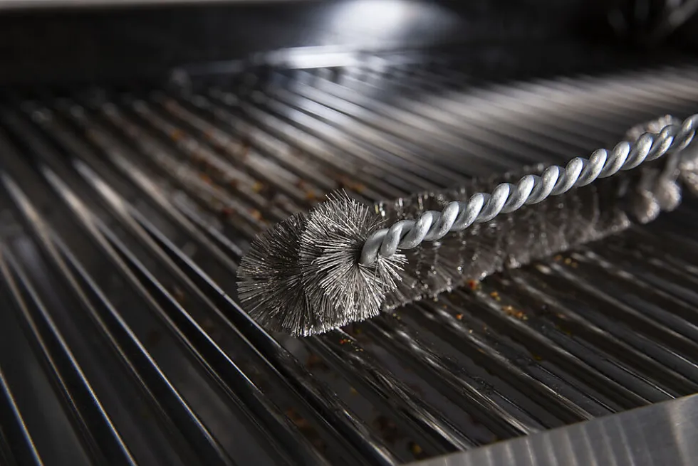 Grillbørste trekantet
