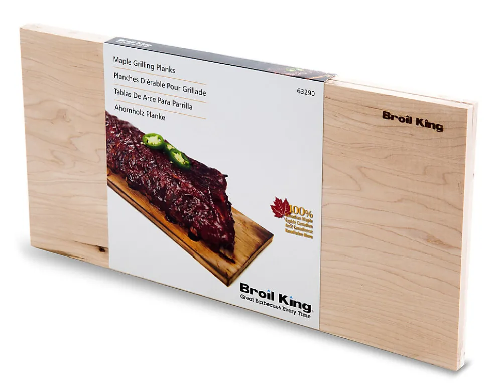 Grillplanker i lønnetre 2 stk