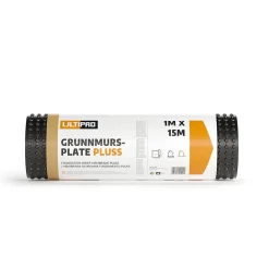 Grunnmursplate pluss 1x15m