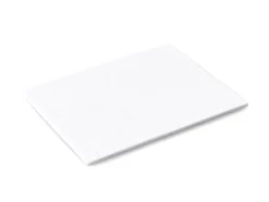 Gulvbeskytter filt 100 x 125 mm hvit