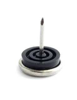 Gulvbeskytter stål med stift Ø22 mm 4 stk