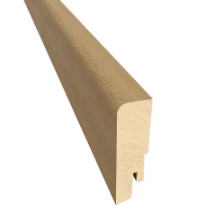 Gulvlist finèrt 16x60 mm eik plantagen/greige