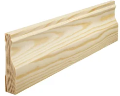 Gulvlist furu ubehandlet 15 x 70 mm antikk
