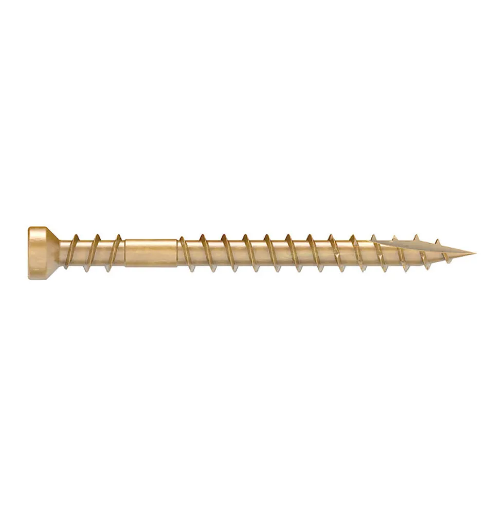 Gulvskrue gulkromat 3,9x42 mm tx10 250 stk