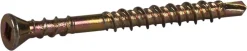 Gulvskrue innvendig 3,9x42 gul 250 stk