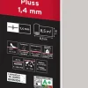 Gulvunderlag Pluss 1,4 mm 8,5 meter