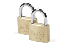 Habo hengelås 403-40 messing 2-pk