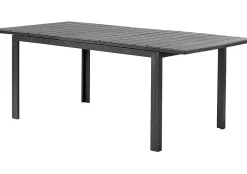Hagebord sort 160/206x95 cm