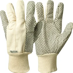 Hanske bomull 8 med polkadots