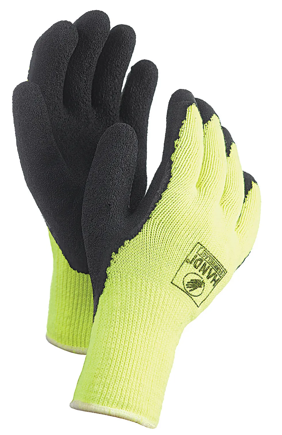 Hanske gummibel foret 1643 10 handi foret gummibel hanske str.10